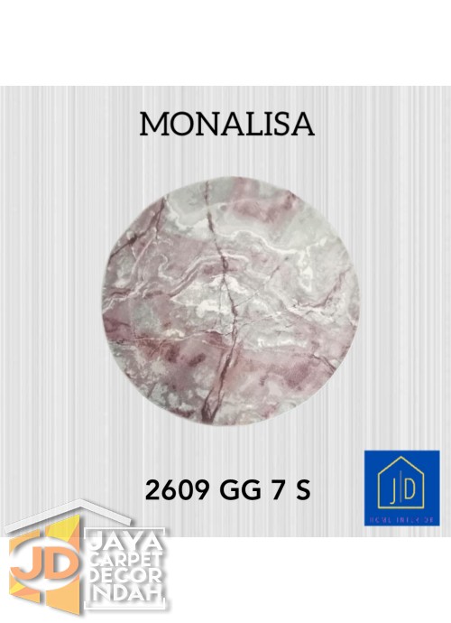 Permadani Monalisa Bulat 2609 GG 7 S Ukuran 120 cm x 120 cm, 160 cm x 160 cm